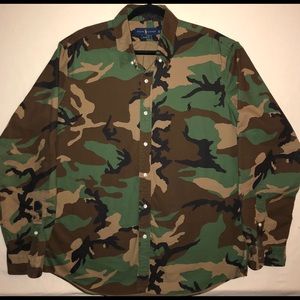 Men’s XL Ralph Lauren Polo Camo Oxford